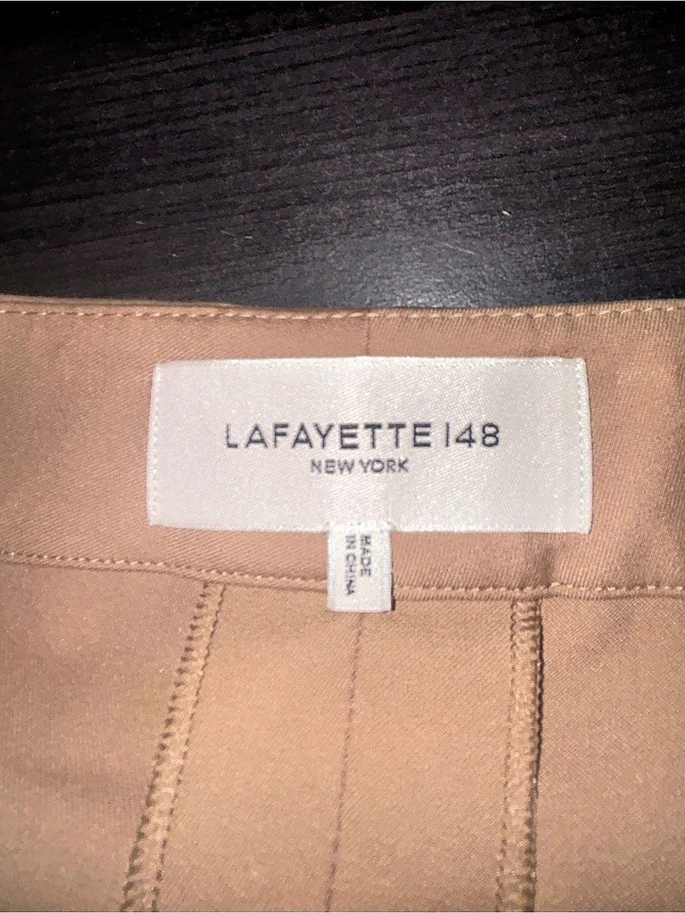 Lafayette 148 New York Techno Stretch Twill Pants women’s size 10 - Picture 6 of 8